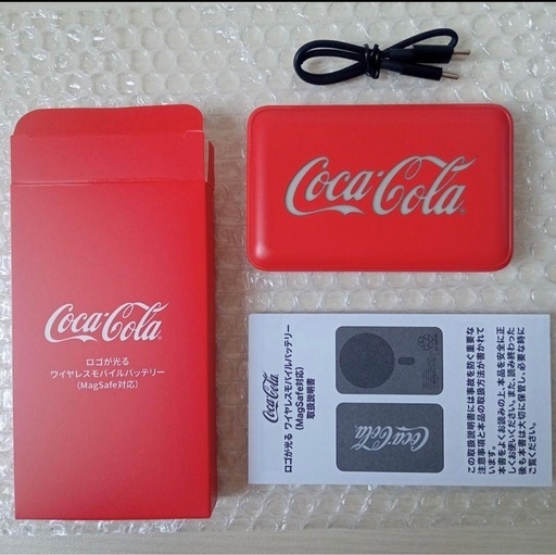 Coca-Cola ワイヤレスモバイルバッテリー MagSafe対応 コカコーラ ワイヤレスモバイルバッテリー MagSafe対応 非売品