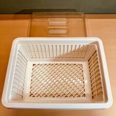 フード付き水切りかごの画像