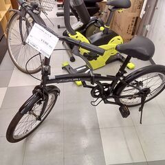 ★ジモティ割あり★  折り畳み自転車 20インチ 黒 クリーニン...