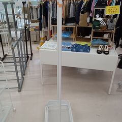 ★ジモティ割あり★  ハンガーラック ホワイト W41×D36×H153 クリーニング済み TC9006の画像