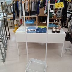 ★ジモティ割あり★  ハンガーラック ホワイト W41×D36×...