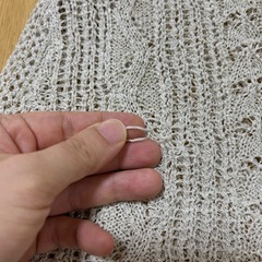 透かし編ニットチュニックベスト　2着　
の画像