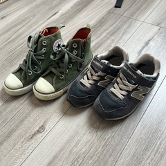 ニューバランス　コンバース　18cm