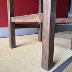 木製 椅子 背もたれ付きの画像