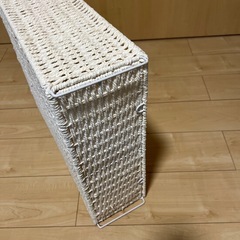 蓋付きトイレットペーパー収納　バスケットの画像