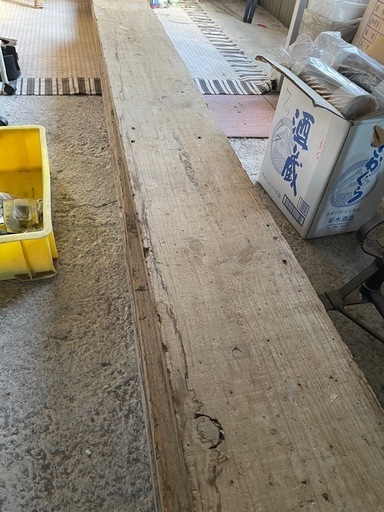 古い道板 塗装屋 大工 職人 5枚セット カフェ板