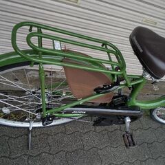 ❮車体のみ❯美品☆[BRIDGESTONE]AssistaU(アシスタU)STD 26吋電動アシスト自転車(ナチュラルオリーブ)の画像