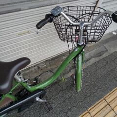 ❮車体のみ❯美品☆[BRIDGESTONE]AssistaU(アシスタU)STD 26吋電動アシスト自転車(ナチュラルオリーブ)の画像