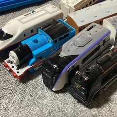 プラレール　タイムステーションD51、あずさ　線路　大量の画像