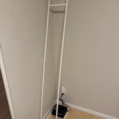 ホワイト🤍スチールハンガーラック