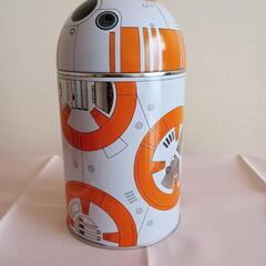 スター・ウォーズ　スターウォーズ　フォースの覚醒　BB-8　BB8　ブリキ缶　缶ケースの画像