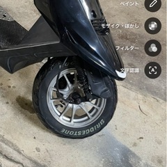 アドレス125G、S社外ホイール