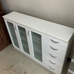 H2506-083 ニトリ イゼル カウンター下収納 幅120 中古