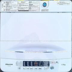 ⭐2024⭐新古品‼️Hisense　5.5キロ　屋内使用品の画像