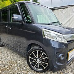 スペーシアカスタム☆TS☆ターボ☆4WD☆車検令和9年3月☆バッ...