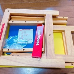 ミキハウス　机　椅子　セット