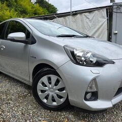アクア☆S☆車検令和8年12月☆純正SDナビ☆CDオーディオ☆ワ...