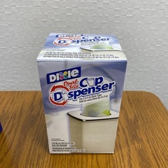 dixie　cup dispenser  と mini cup 100個入り1箱　未使用 開封しましたが未使用です。 の画像