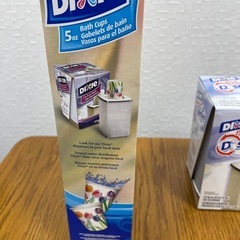 dixie　cup dispenser  と mini cup 100個入り1箱　未使用 開封しましたが未使用です。 の画像