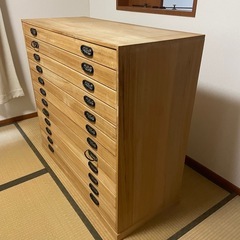 値下げ！12段　総桐 着物 箪笥 タンスの画像