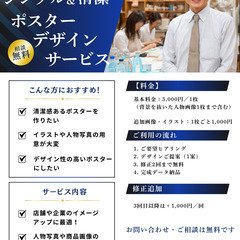 ポスターデザイン致します。