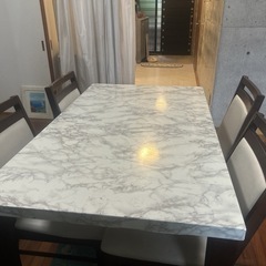 ダイニングテーブル5点セットの画像