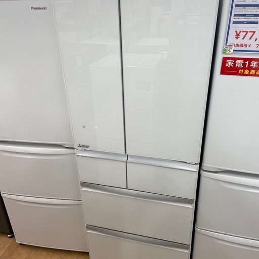 MITSUBISHI 6ドア冷蔵庫 2021年製　470ℓ