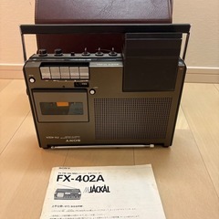 SONY FX-402A テレビ付ラジカセ　通称ジャッカル　取説有り