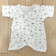 【3枚セット】コンビ肌着 50-60cm 綿100 ミツバチ ストライプ ベリーの画像