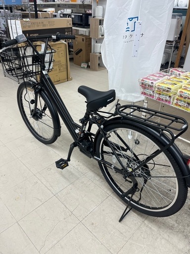 ★944『電動アシスト自転車入荷しました！』　マルイシ　26インチ電動アシスト自転車　黒　 リサイクルマート鹿児島宇宿店