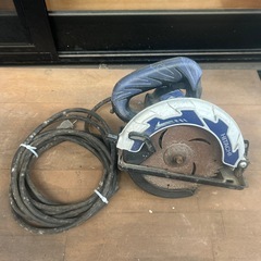 【実家片付け】中古電動工具　日立　丸のこ実働/配線修正あと/サビ...