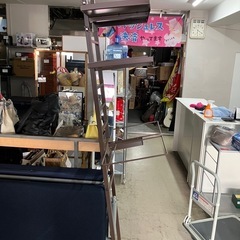 ☆値下げ☆I2506-085 ランドリーラック ブラウン 中古の画像