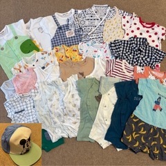 ブランド有 男の子 60~80サイズ ロンパース まとめ売り