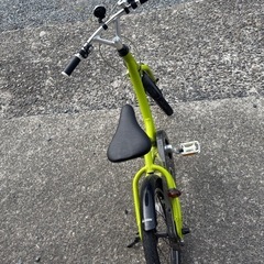 グリーン　子供用自転車の画像