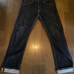完売品レアUNIQLOpremiumデニムジーンズGパンワークカ...