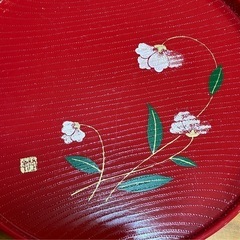 隆峯　新品お盆２枚セット　24cmと21cmの画像
