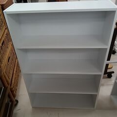 ★ジモティ割あり★ 山善 本棚 ホワイト W59.5×D17×H...