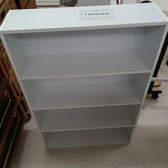 ★ジモティ割あり★ 山善 本棚 ホワイト W59.5×D17×H...