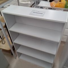 ★ジモティ割あり★ 山善 本棚 ホワイト W59.5×D17×H...