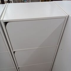 ★ジモティ割あり★  カラーボックス ホワイト W42×D30×...