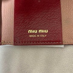 miumiu キーケース ラブレターの画像