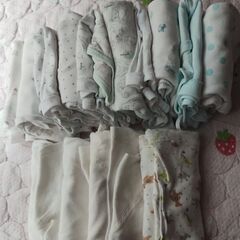 ベビー肌着　長肌着　短肌着　①の画像