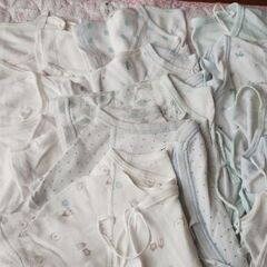 ベビー肌着　長肌着　短肌着　①の画像