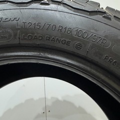 [格安]BFGoodrich All-Terrain BFグッドリッチ 215/70R16 16インチ 18年製3分山 4本 中古相場 ¥25,000 クレジット決済可の画像