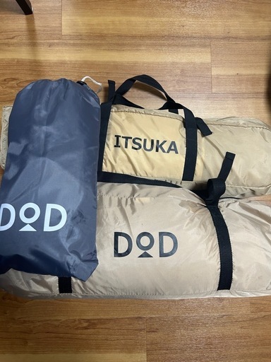 【値下げしました！】DOD ワンポールテントM/いつかのタープ/専用グランドシート