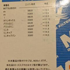 オイルフィルター　エレメント　三菱軽用の画像