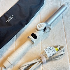 SALONIA カールヘアアイロン 210度 専用ポーチ付き　即...