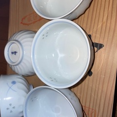 【茶器、急須】② 未使用　透けてる陶器(花柄)の画像