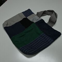 ハンドメイドバッグ　ハギレの風合いがかわいいの画像