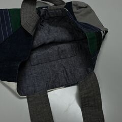 ハンドメイドバッグ　ハギレの風合いがかわいいの画像